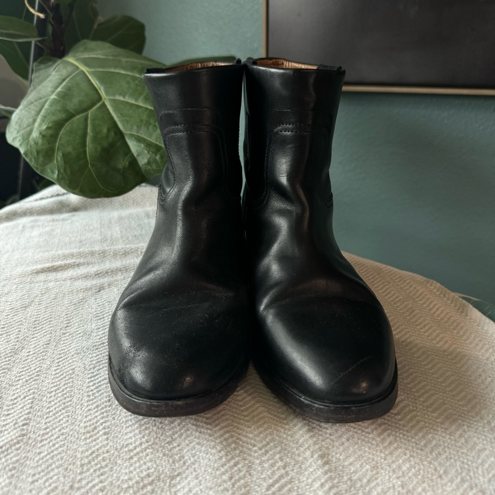 Rag & Bone Black Holly Leather Boots 38 1/2 - Picture 4 of 7